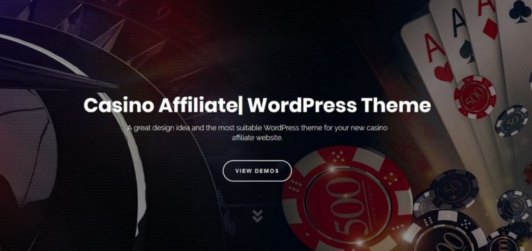 Casino affiliate theme til WordPress