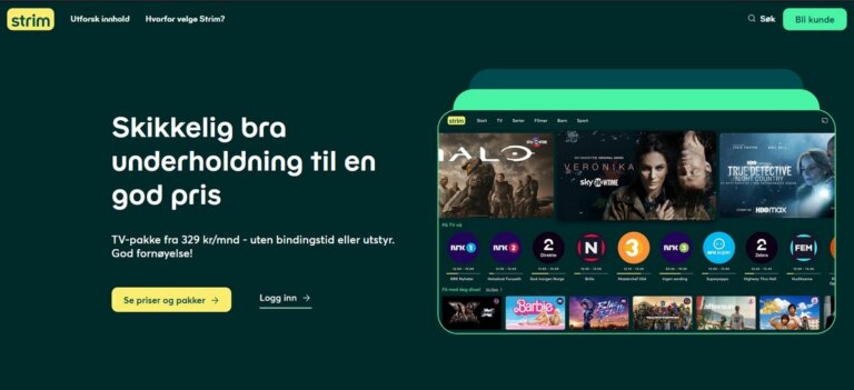 Anmeldelse av Strim.no